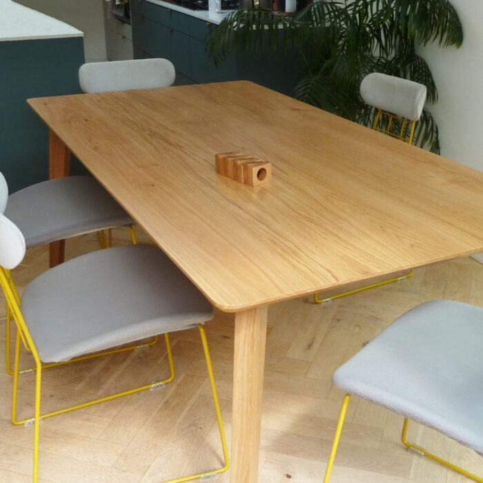 Scandinavian / Mid-Century Modern Style Oak Dining Table