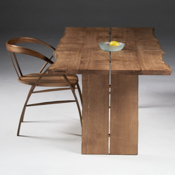 The ‘Additions’ Butterfly-Joined Table with Live-Edge English Oak