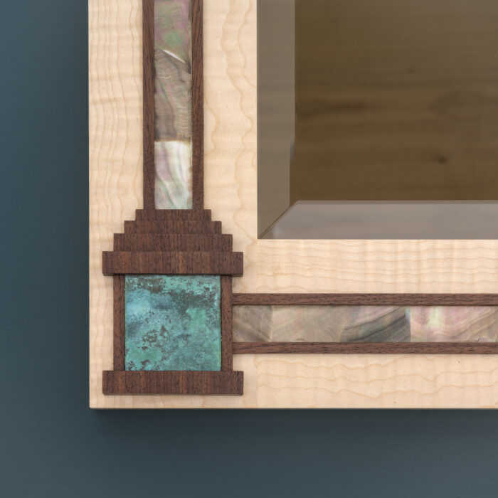 The Moresk Mirror – Rippled Sycamore