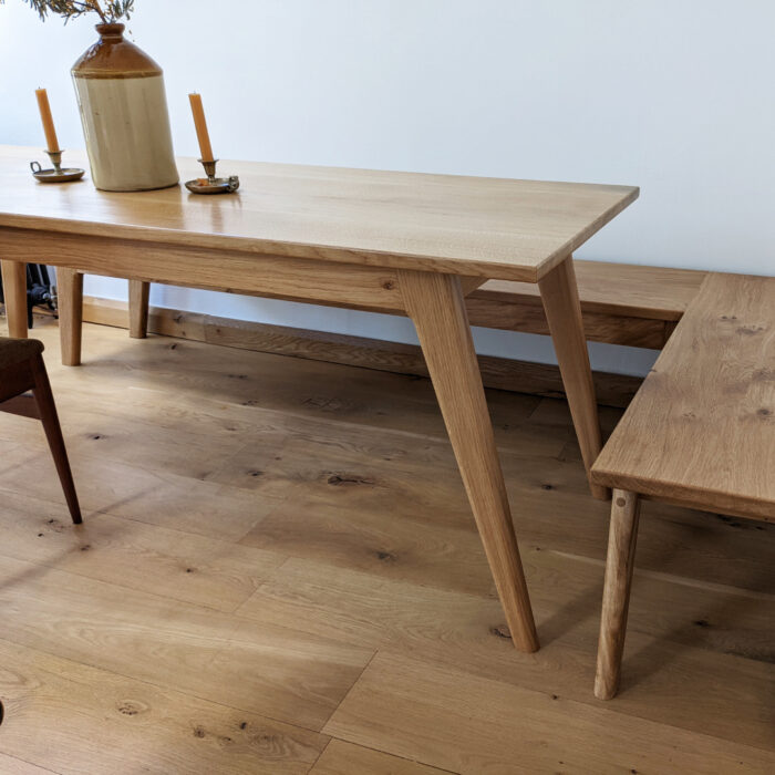 Contemporary Oak Dining Table