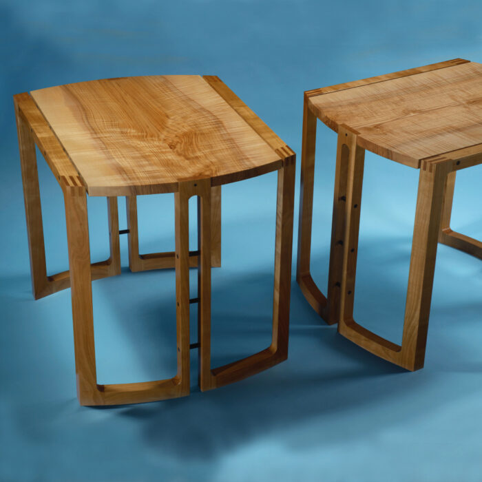 Ash and Cherry Wood Tables