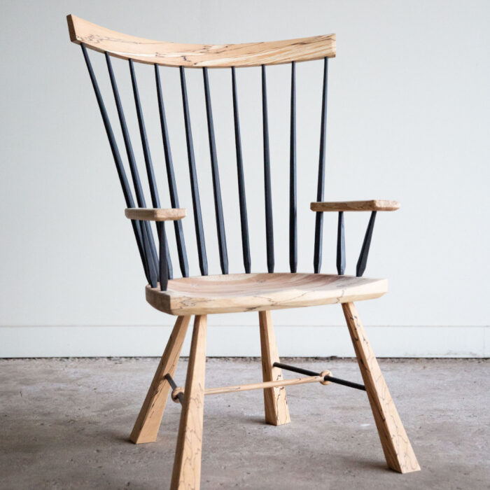 Spalted Beech Contemporary Windsor