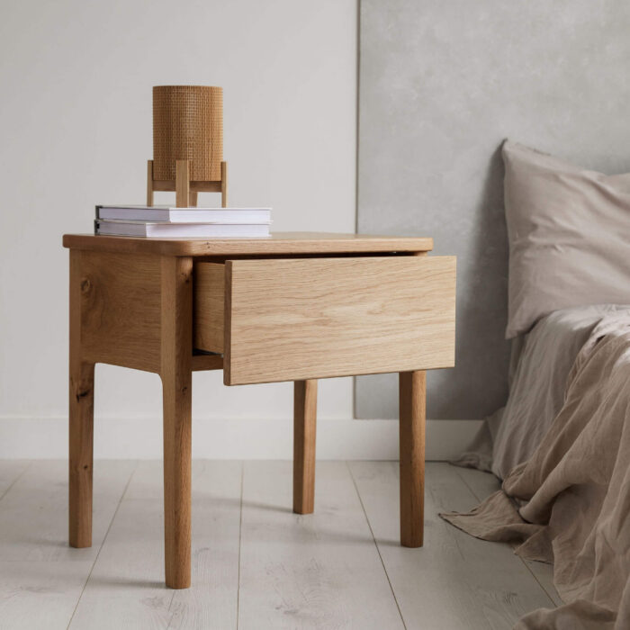 Greenbank – Oak Bedside Table