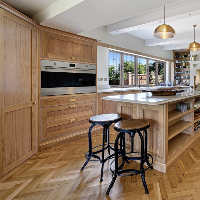 Whitewashed Oak Kitchen